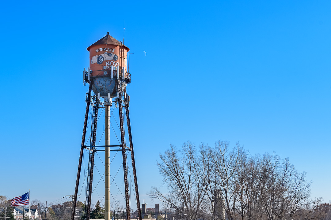 Birthplace of the Novi Special Water Tower